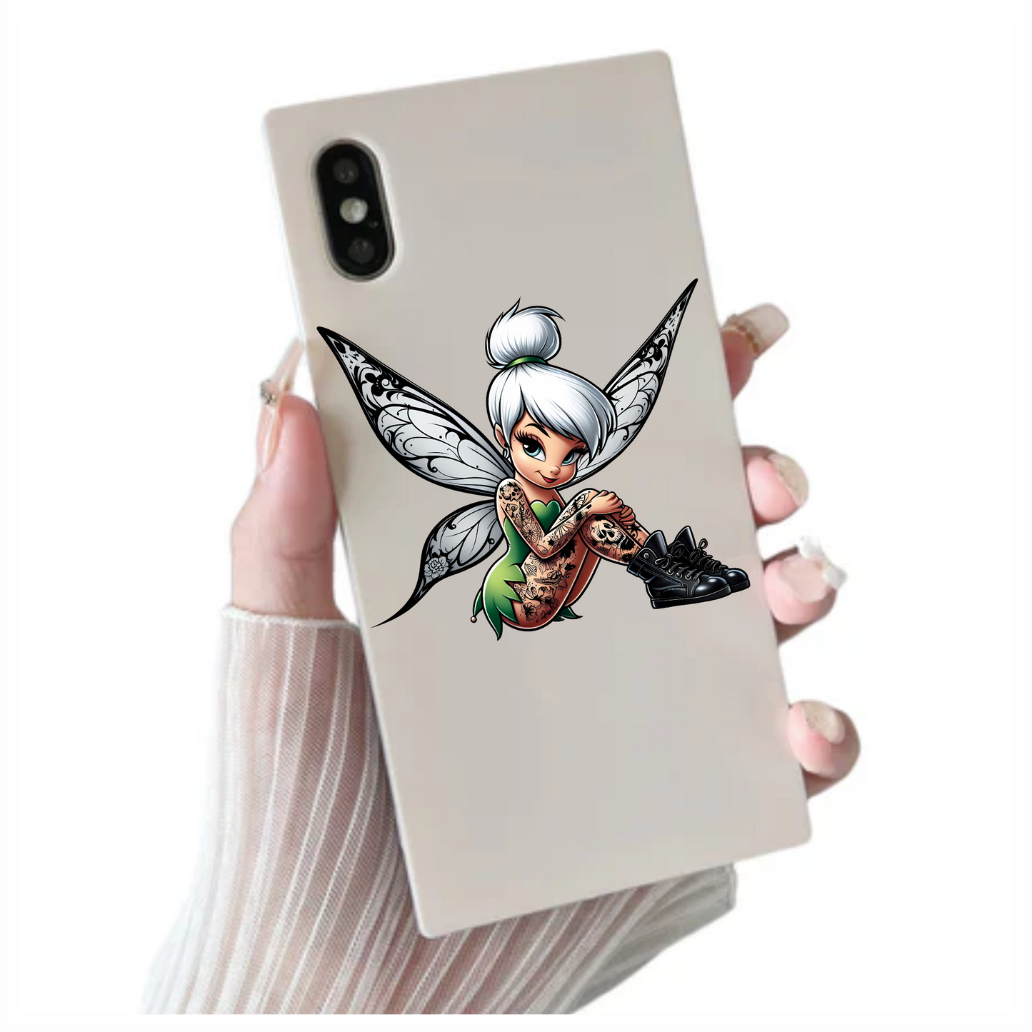 Gothic Tinker bell fairy vinyl sticker decal