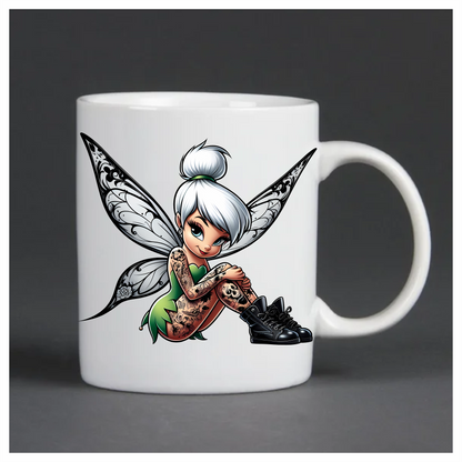 Gothic Tinker bell fairy vinyl sticker decal